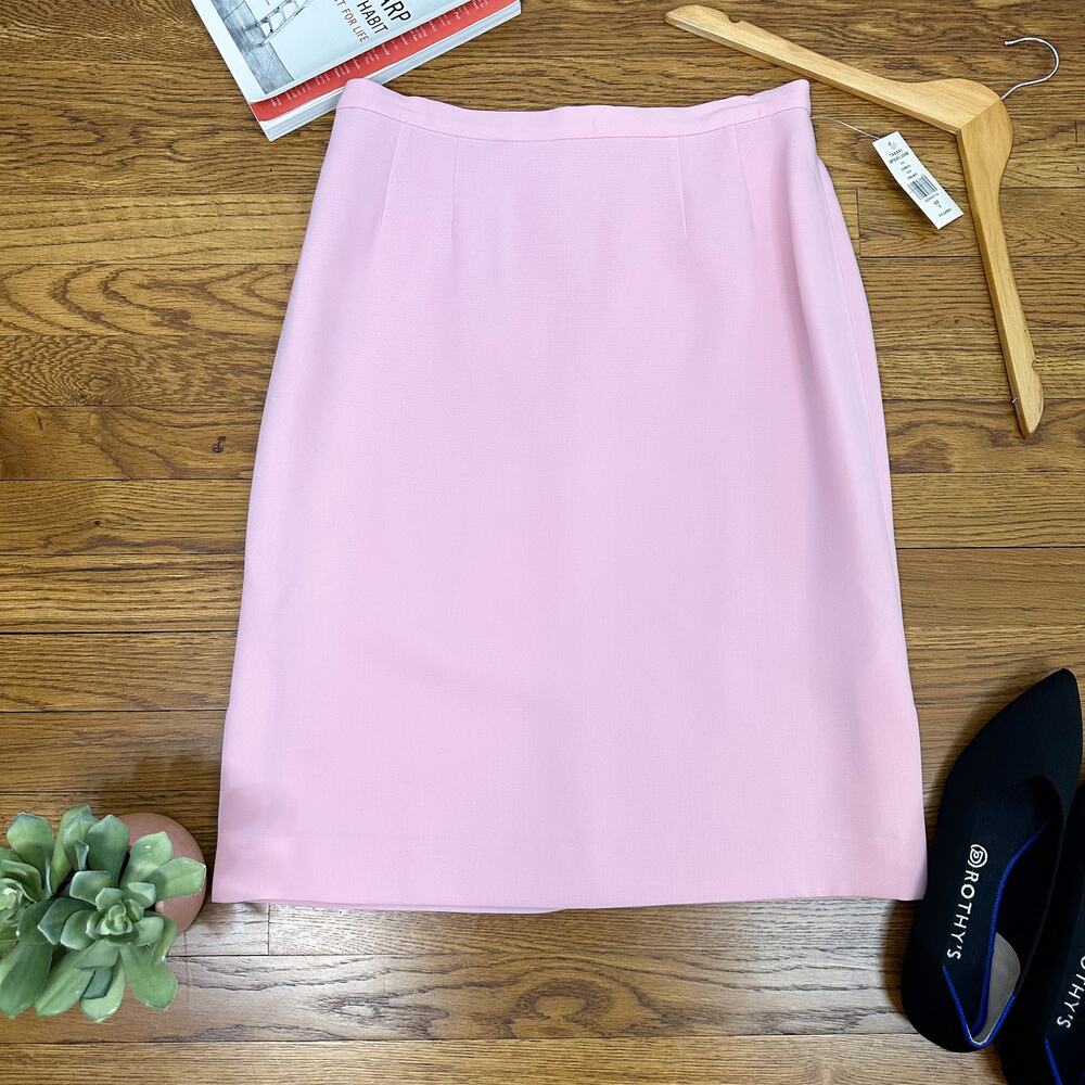 Tahari Arthur S. Levine Light Pink Penci Skirt